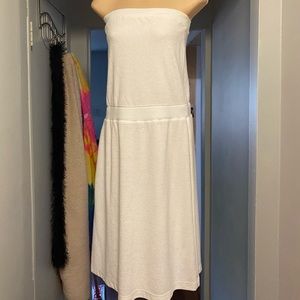 American Apparel Dress terry cloth white XL